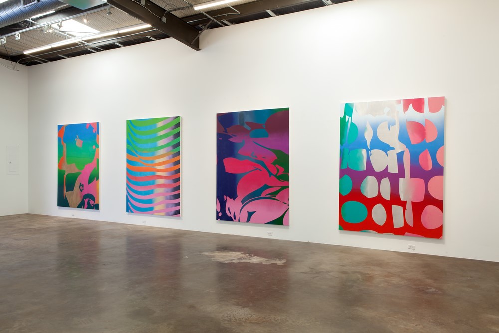 Installation view of Heat Check, Erin Cluley Gallery, Dallas
