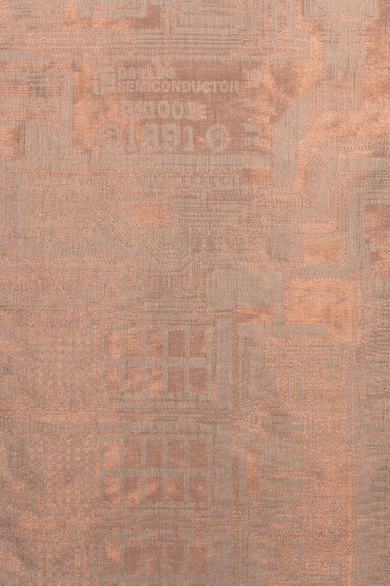 Copper Tapestry (Dallas Semiconductor, DS1000Z, 1991), 2019 (detail). 