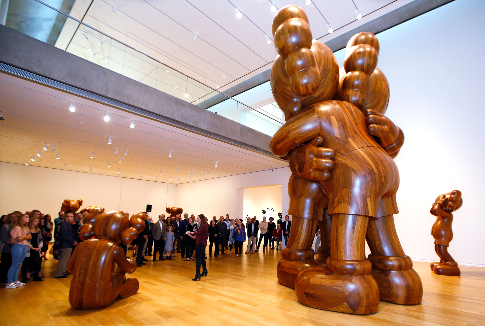 Installation view of KAWS: WHERE THE END STARTS