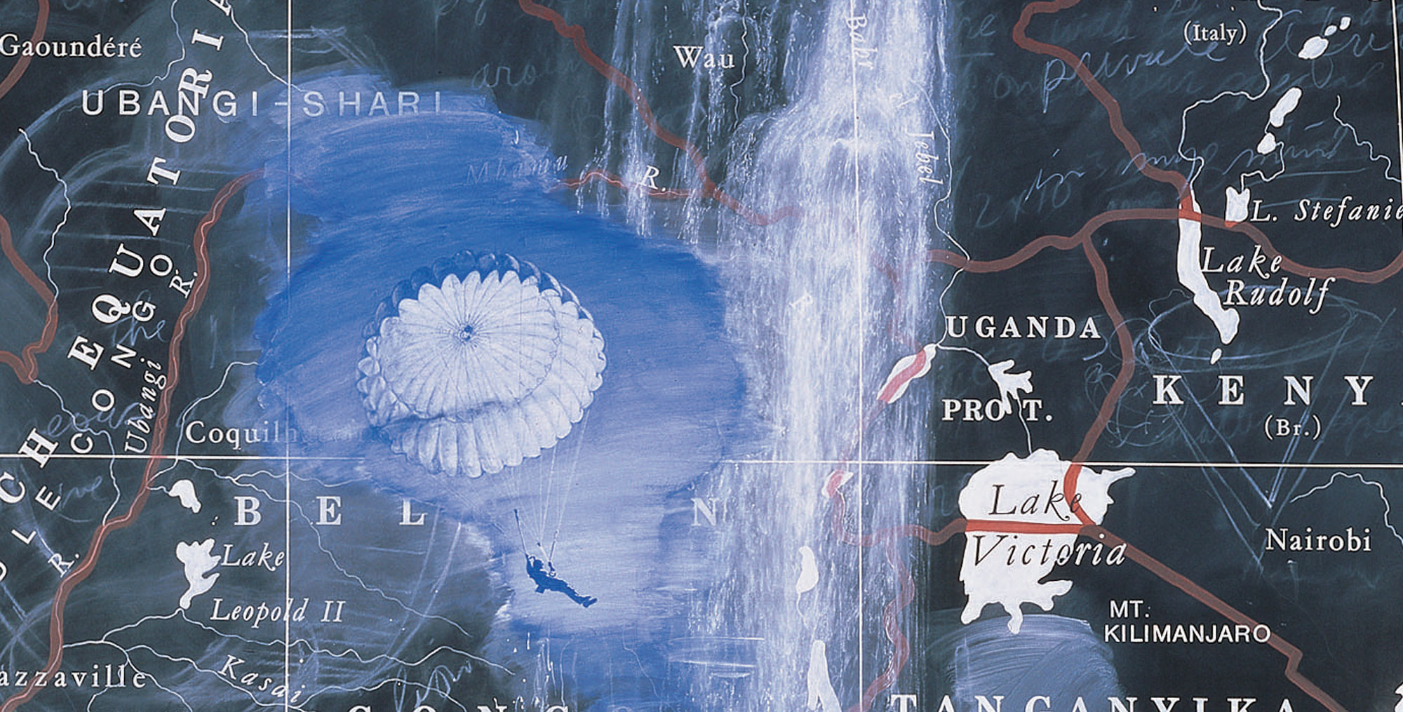Vernon Fisher, Private Africa (detail), 1995