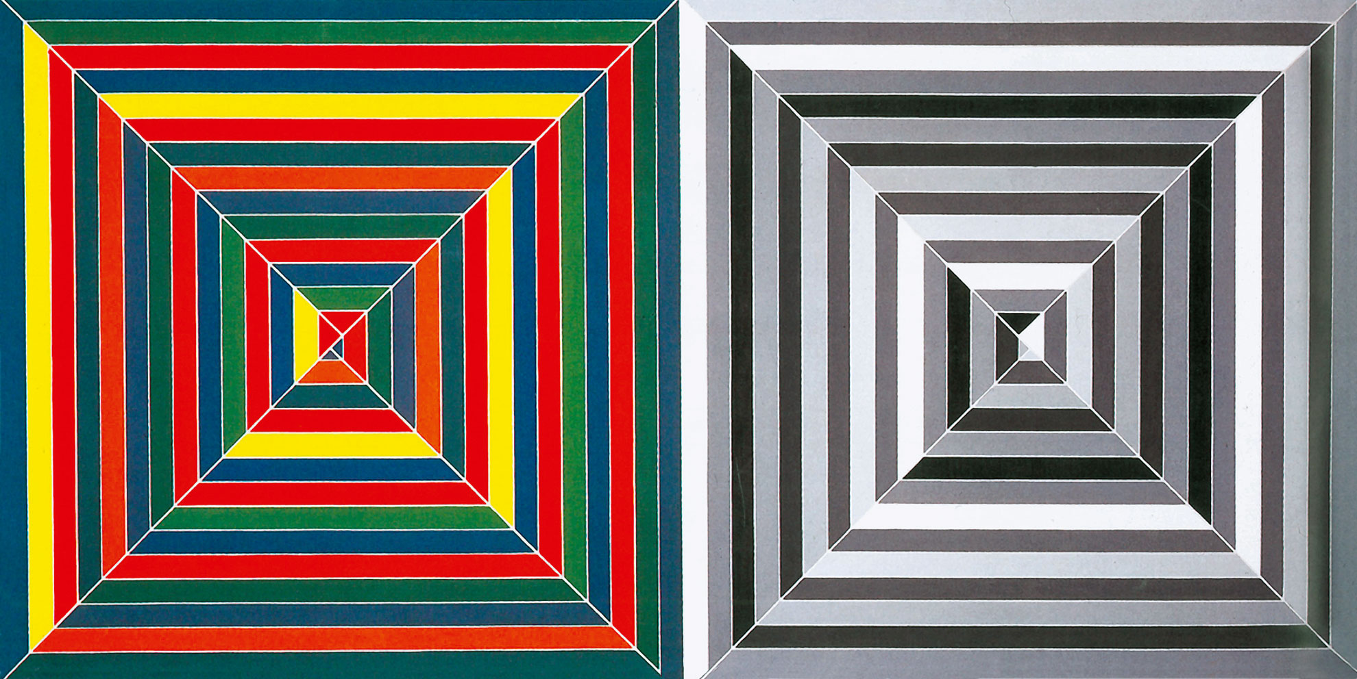 Frank Stella, Jasper’s Dilemma, 1962.