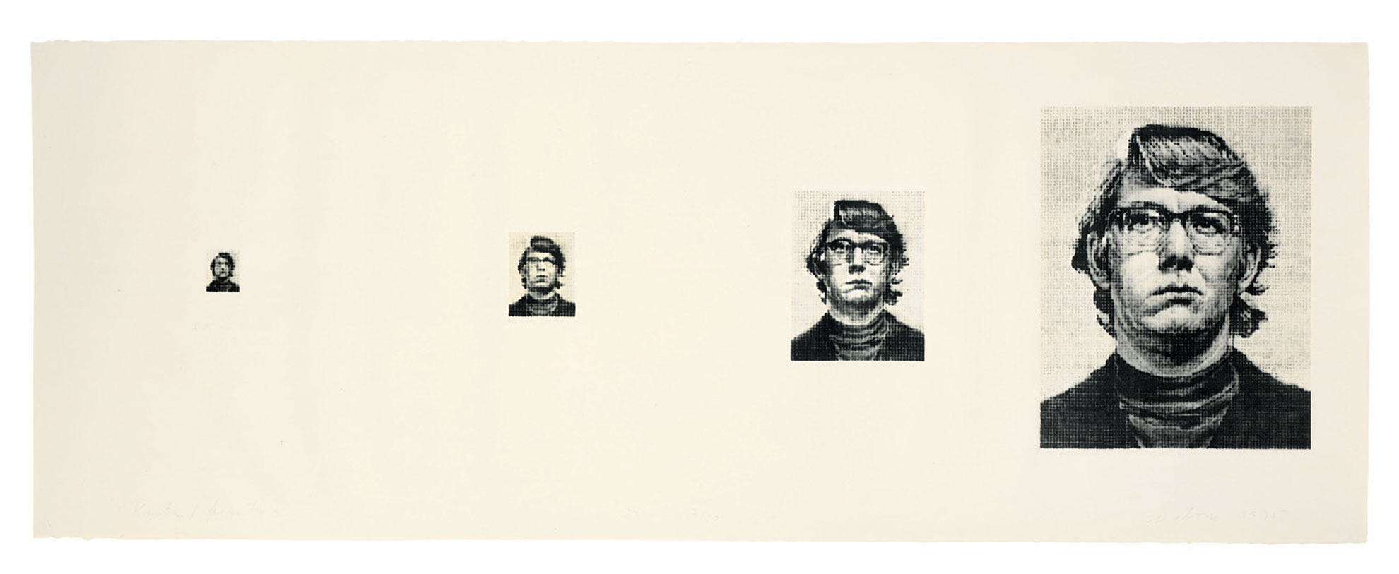 Chuck Close, Keith/Four Times, 1975