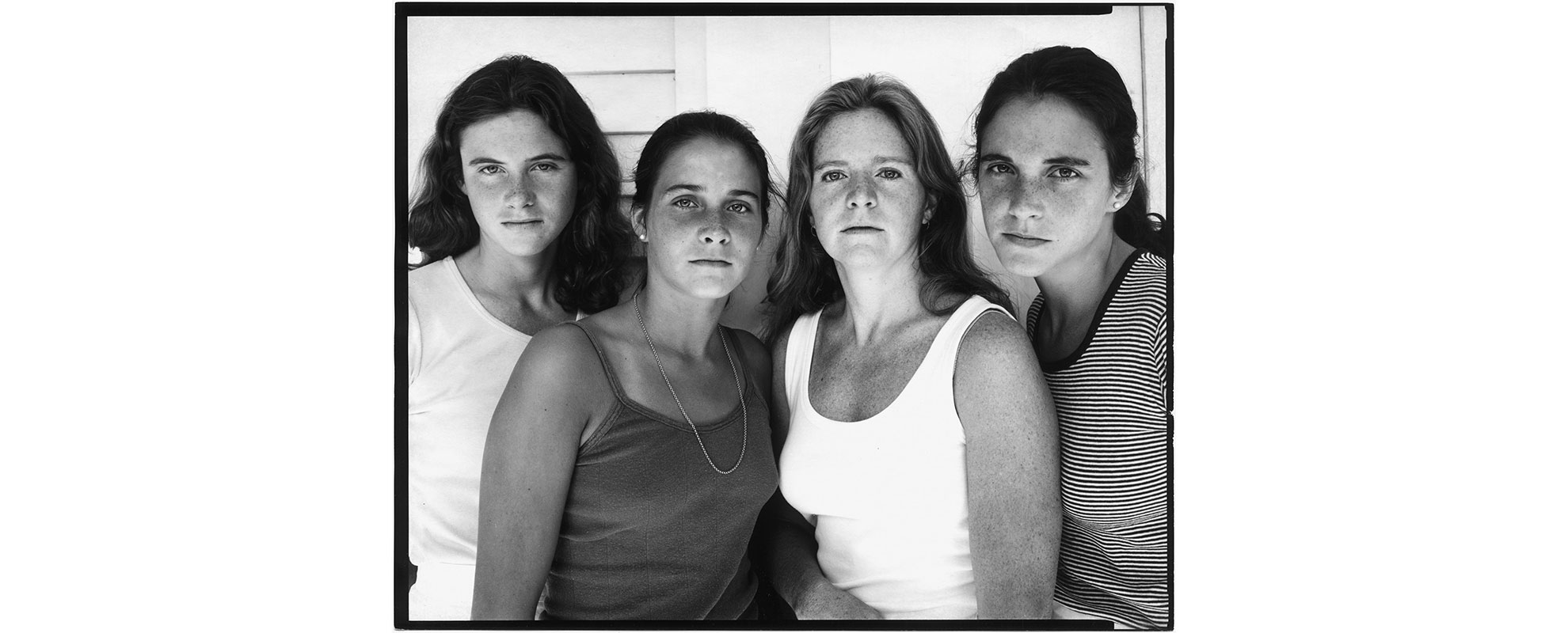 Nicholas Nixon,  The Brown Sisters, Harwichport, Massachusetts, 1978 / printed 2004
