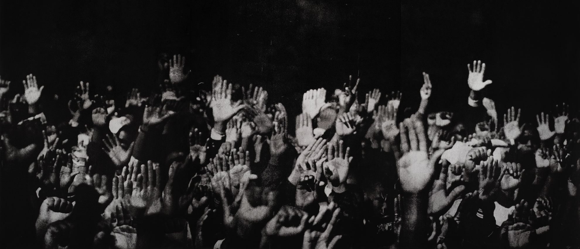 Glenn Ligon,  Hands, 1996