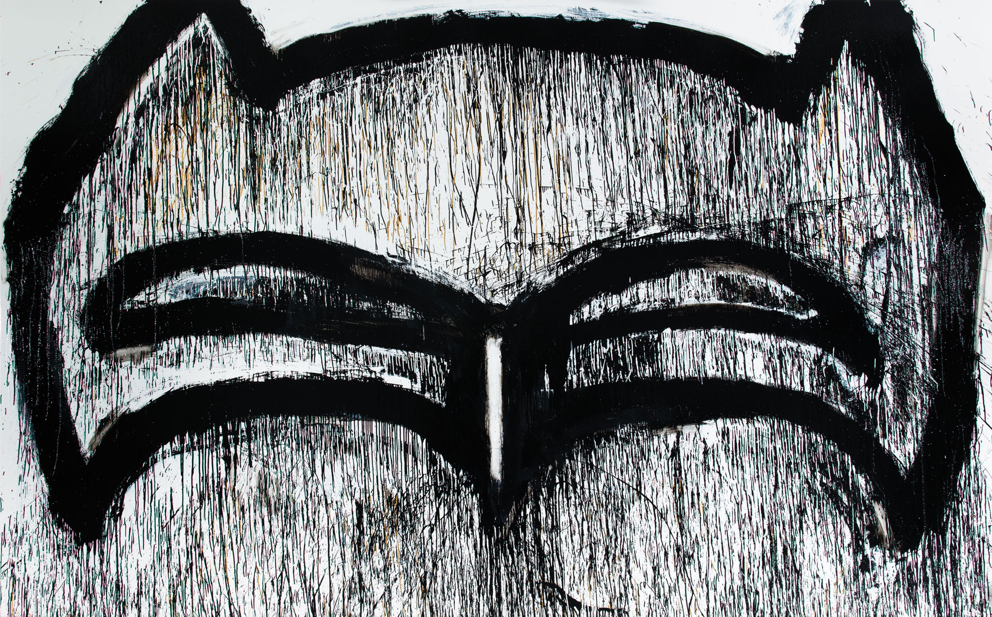 Joyce Pensato, Texas Batman, 2015.