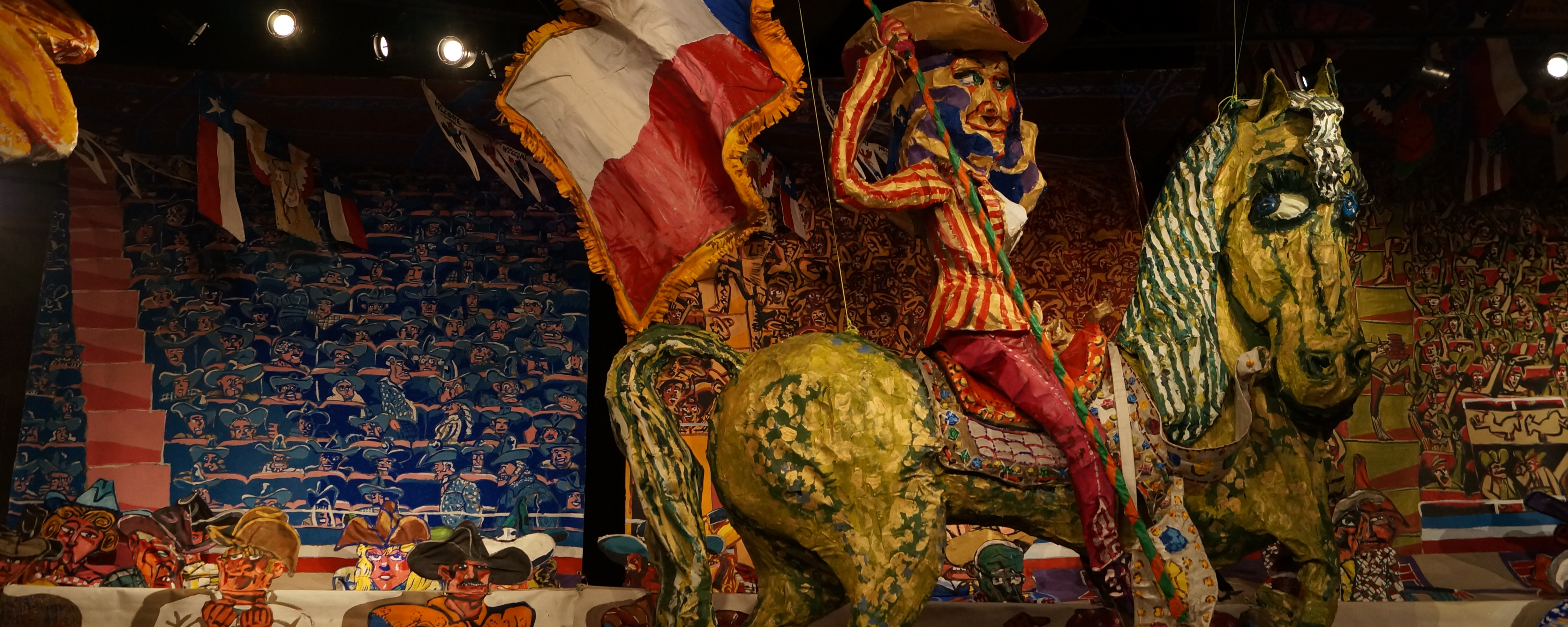 Red Grooms, Ruckus Rodeo, 1975-1976
