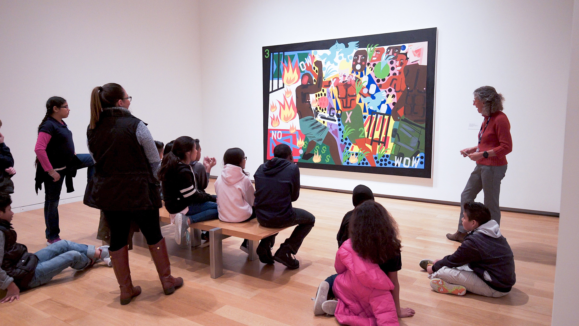 Docent conducting a tour