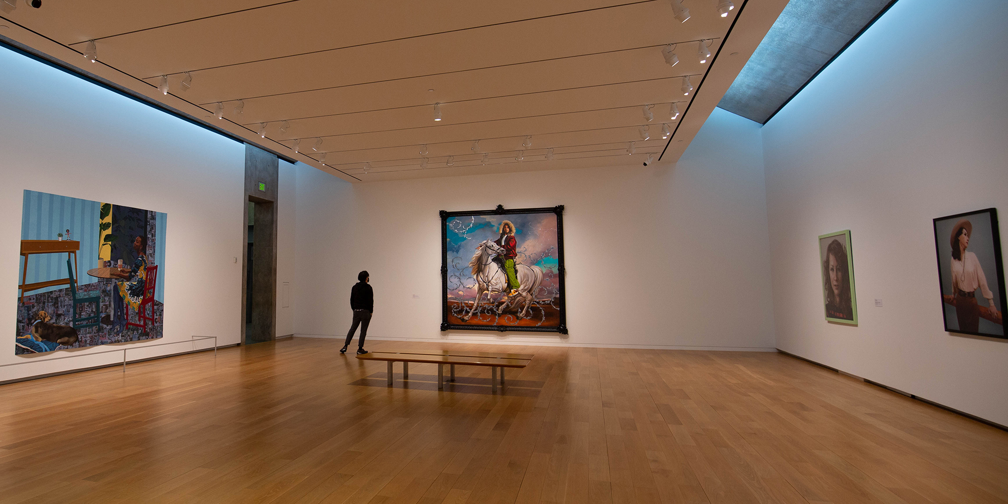 Visitor in Gallery 14