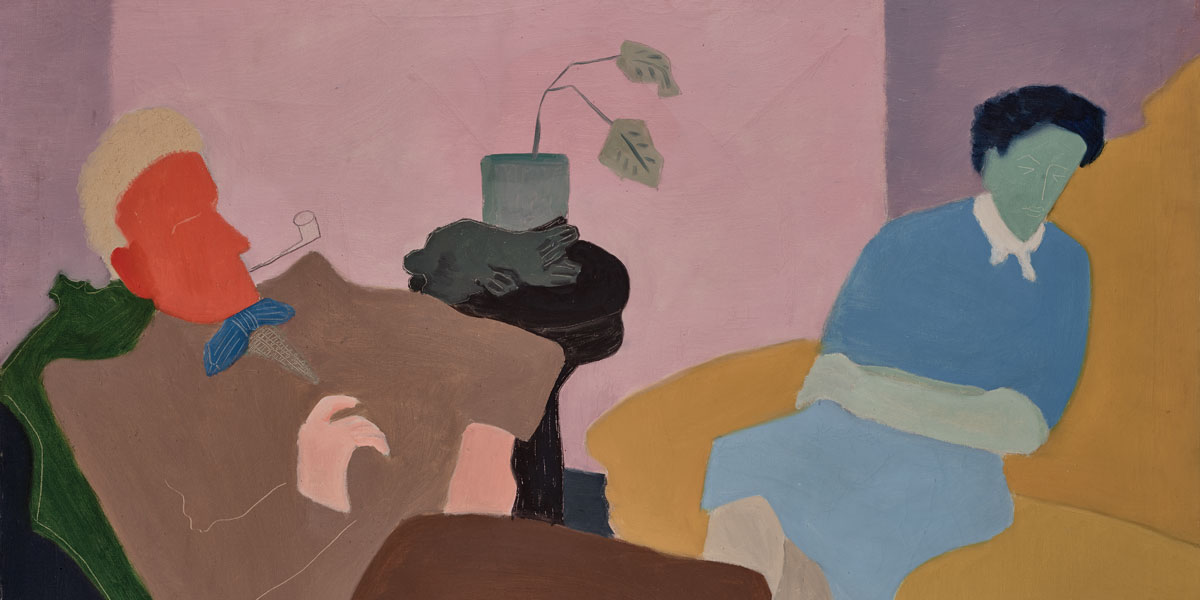 Milton Avery, Husband and Wife (detail)