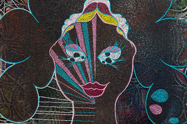 Chris Ofili  Strange Eyes, 2001