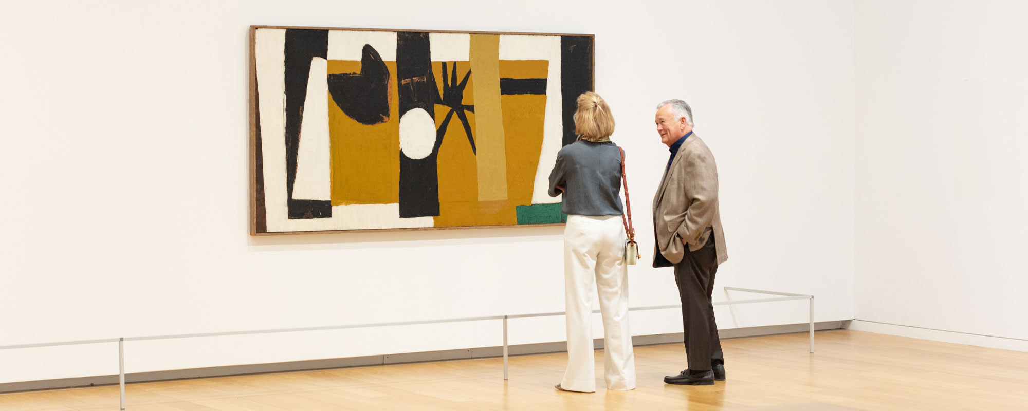 Supporting Circles members at the opening of Robert Motherwell: Pure Painting.