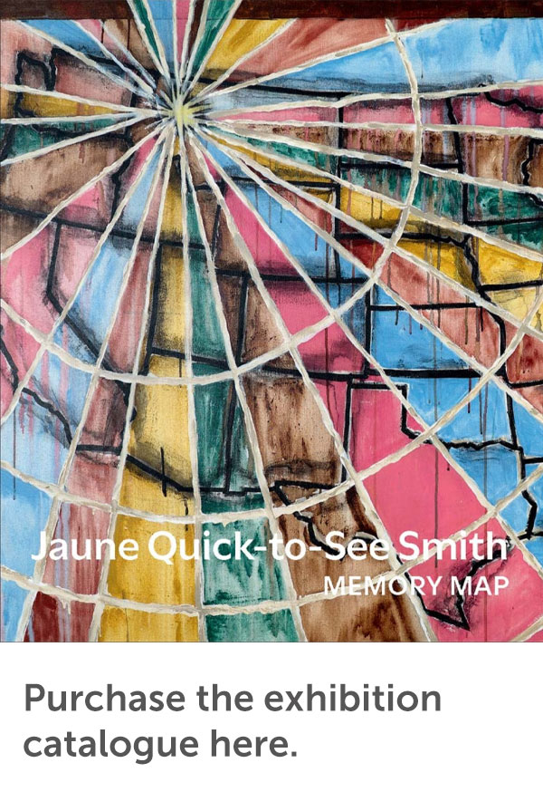 Jaune Quick-to-See Smith exhibition catalouge