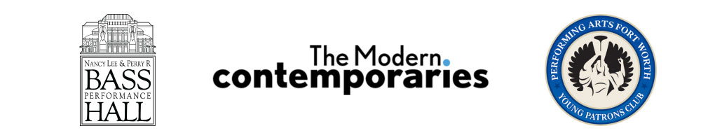 Modern Contemporaries and Bass Hall Young Patrons Club Logos