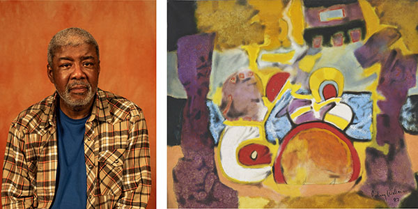 Dr. Eddie Chambers and Aubrey Williams artwork "Realm of the Sun"