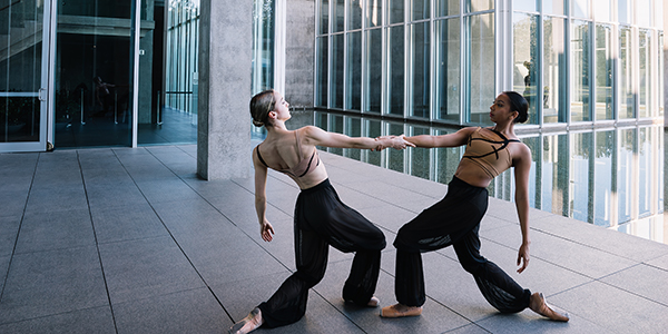 Dancers Alexandria Diemoz and Zoe Schulte 