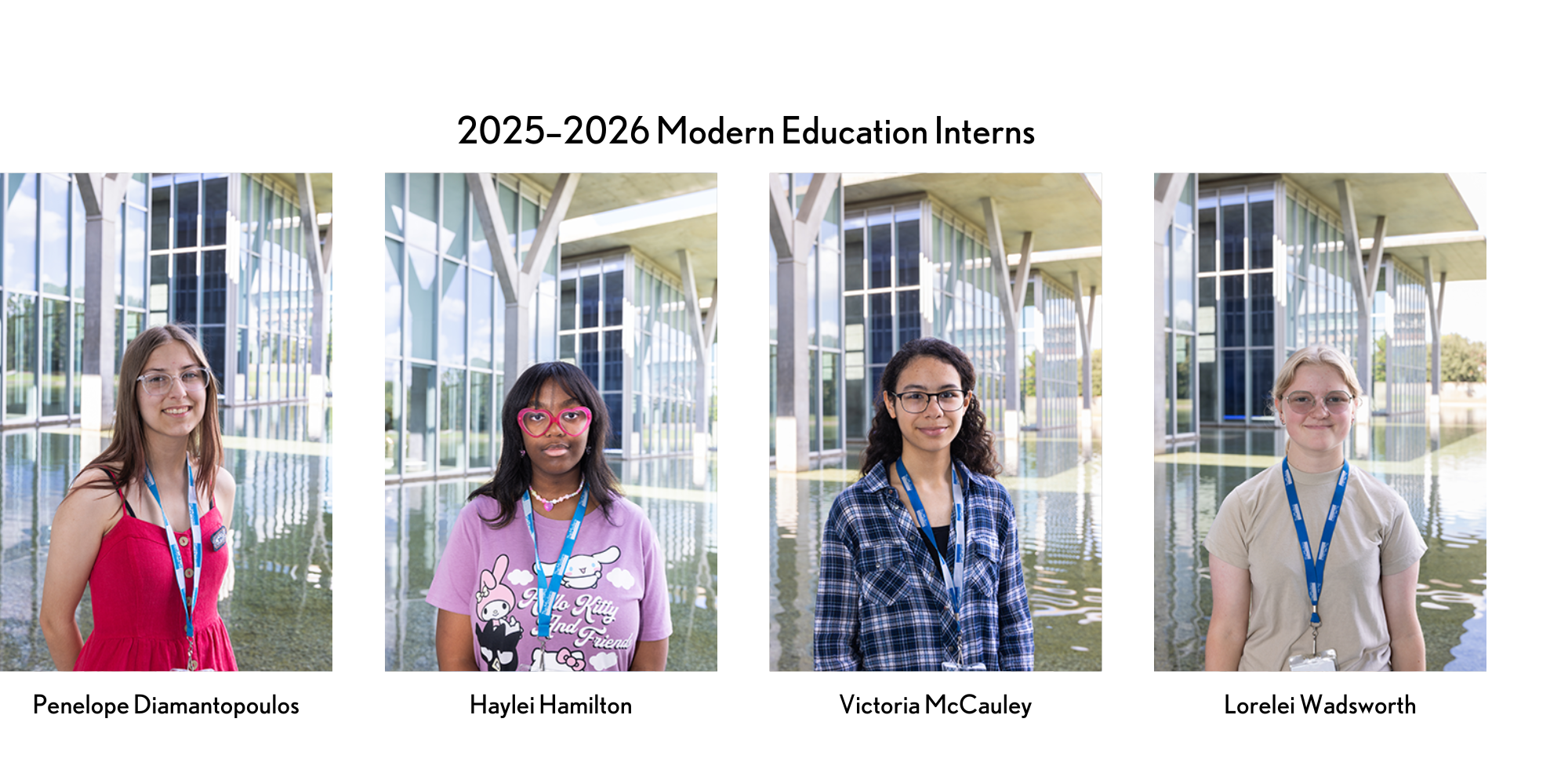 Education Intern headshots