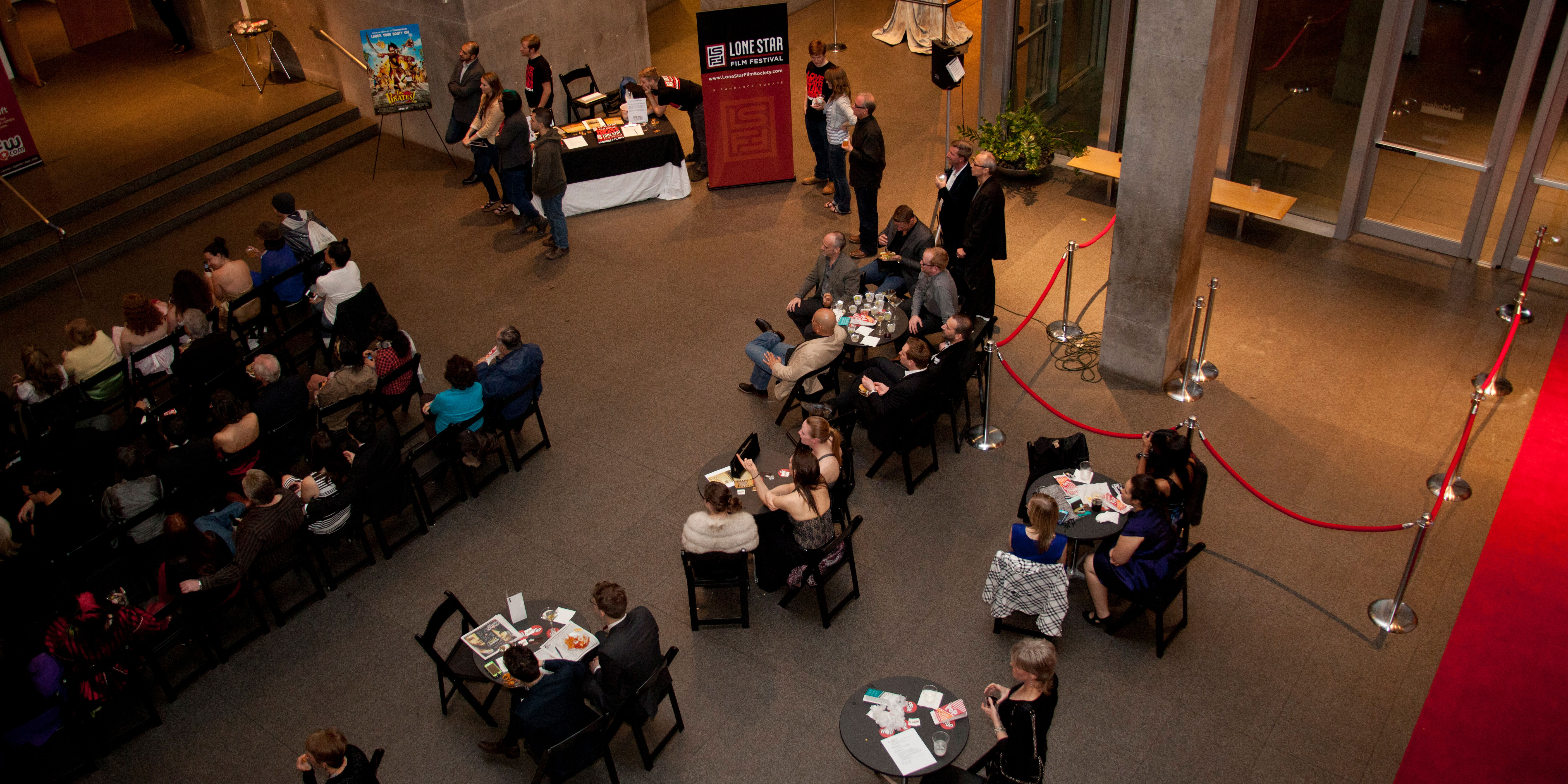 Awards Watch Party in Modern Lobby
