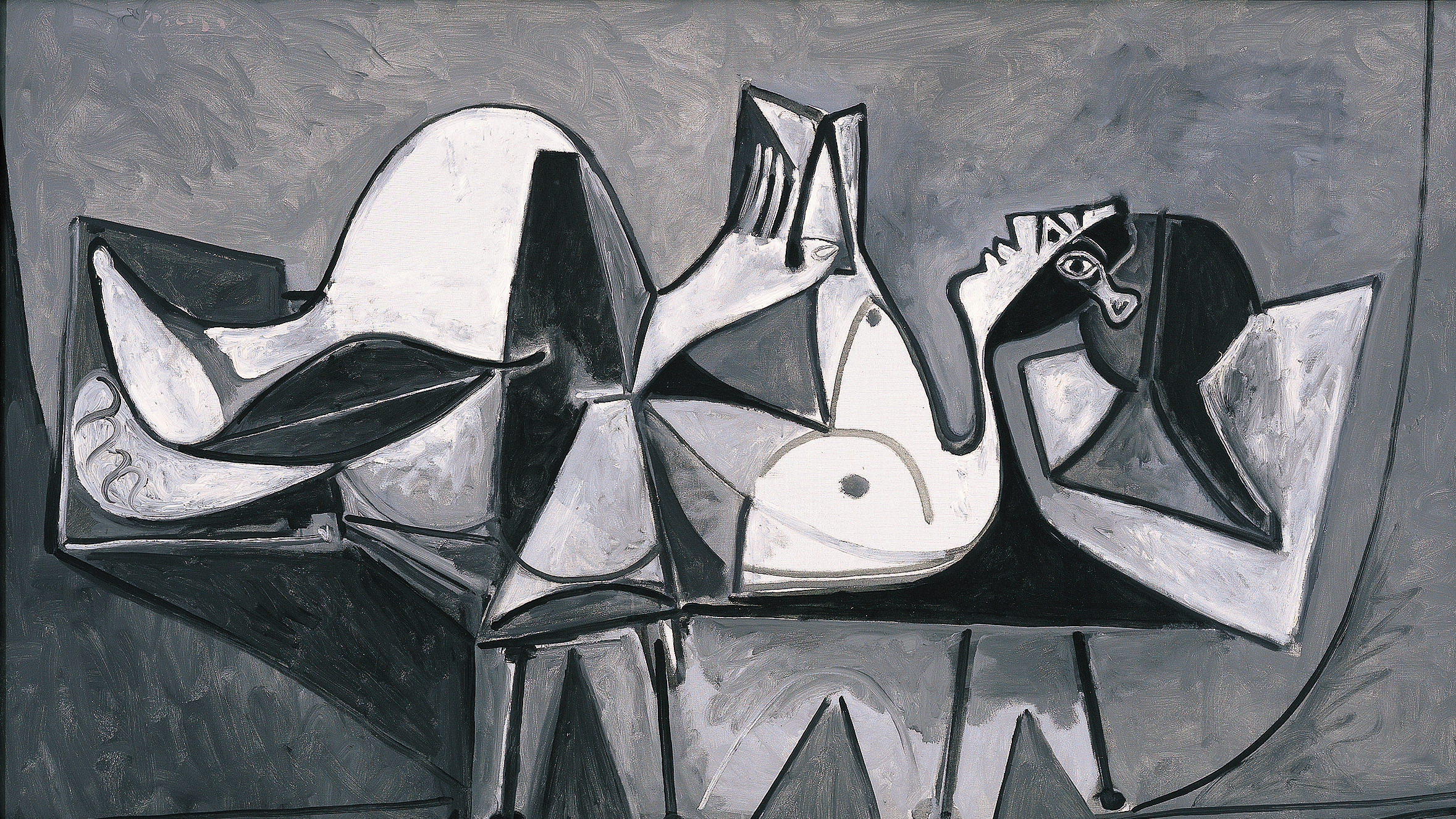Pablo Picasso, "Femme couchée lisant (Reclining Woman Reading)," 1960. Oil on canvas. Collection of the Modern Art Museum of Fort Worth, Museum purchase, The Benjamin J. Tillar Memorial Trust