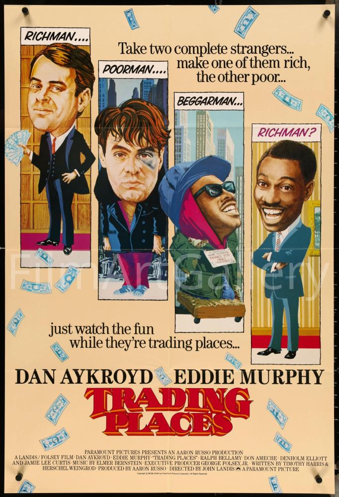 Movie Poster for "Trading Places"