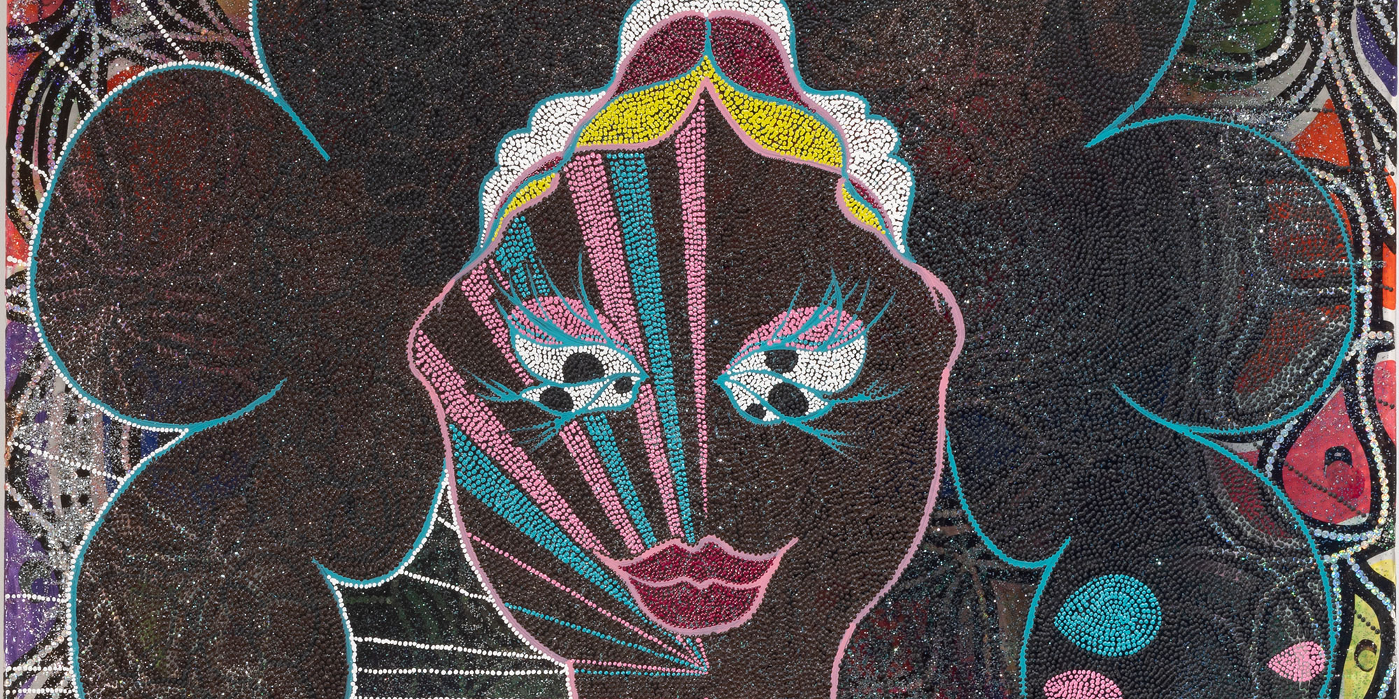 Chris Ofili Strange Eyes, 2001