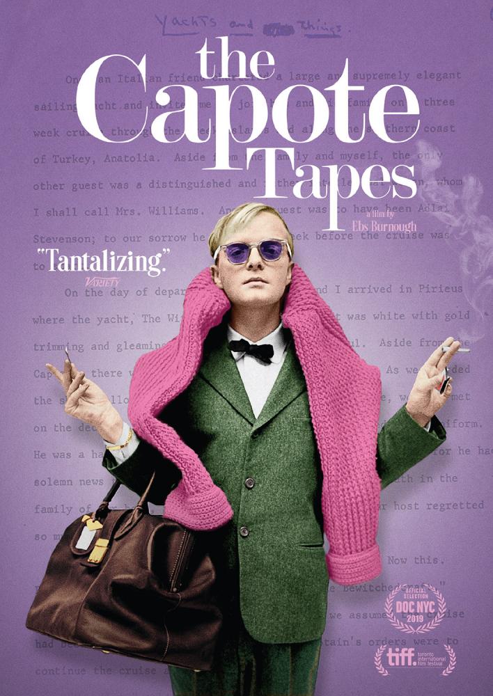 The_Capote_Tapes_Poster_Capote_wearing_sunglasses_arms_outstreched