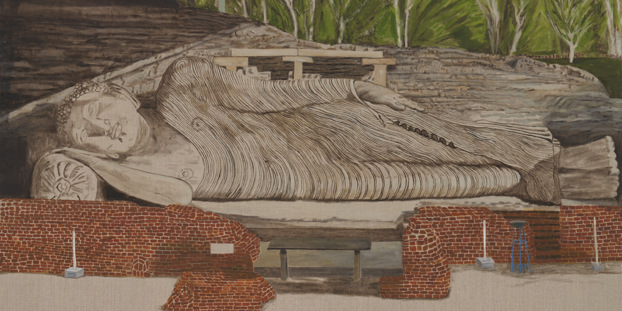 Leidy Churchman Reclining Buddha, 2020