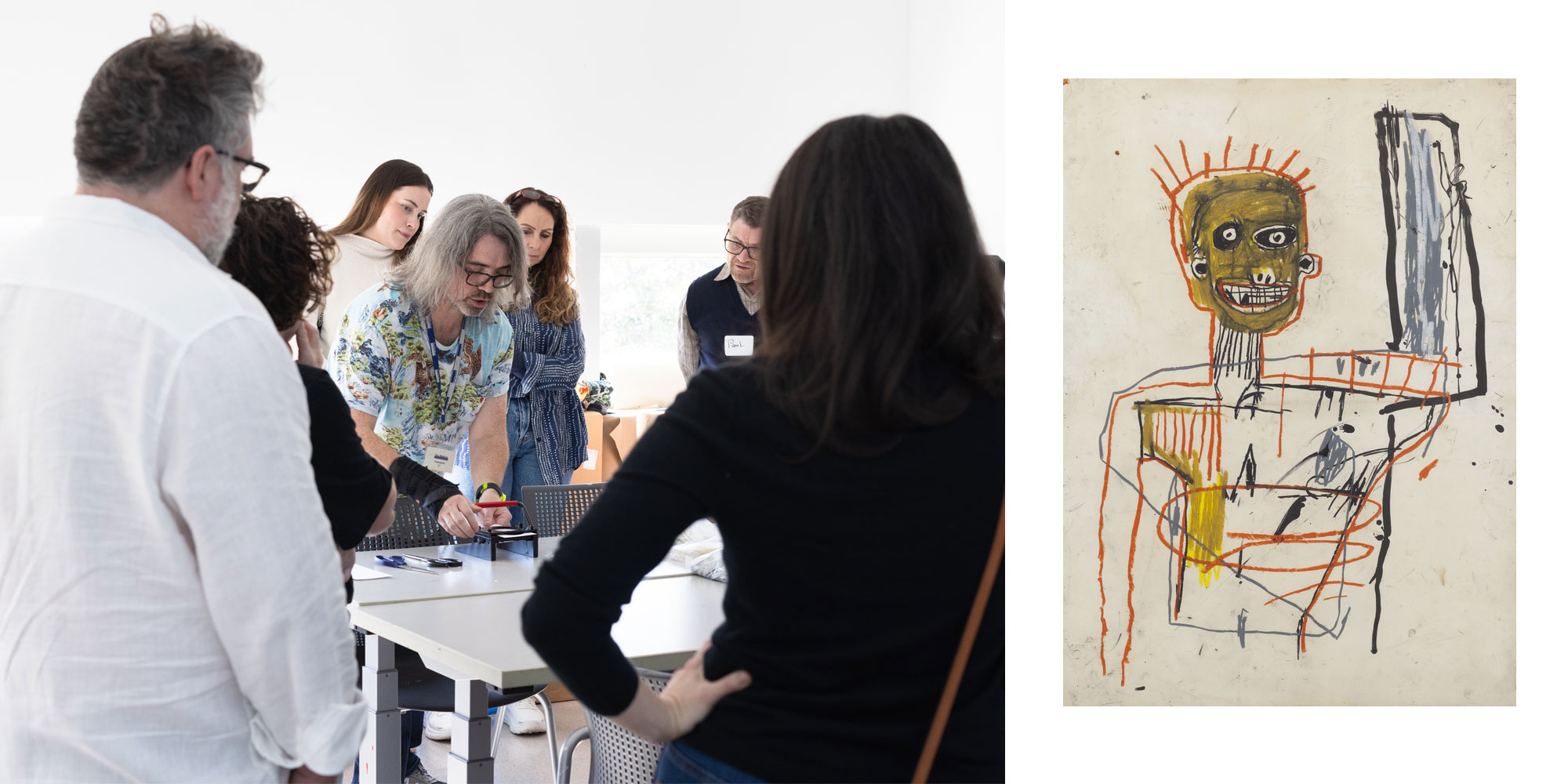 Studio Class and Jean-Michel Basquiat, Untitled, 1982