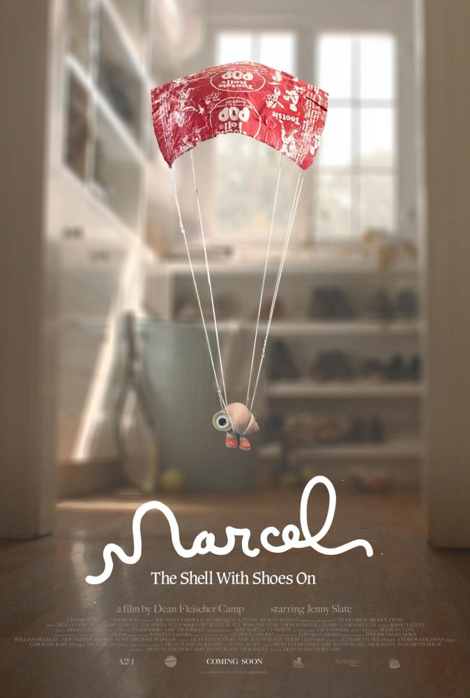 Marcel_the_Shell_Film_poster_shell_Parachuting_with_candywrapper